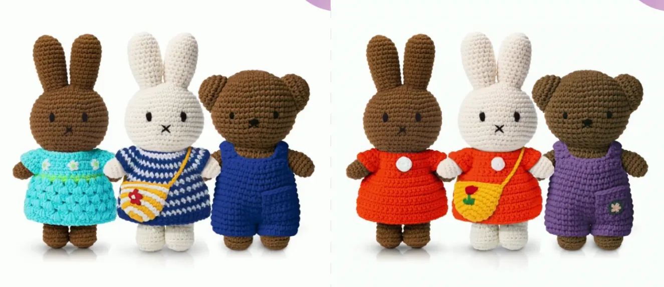 Miffy, Boris, Melanie
